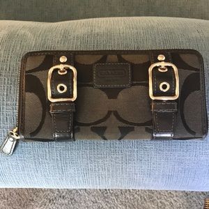 Black Coach Wallet